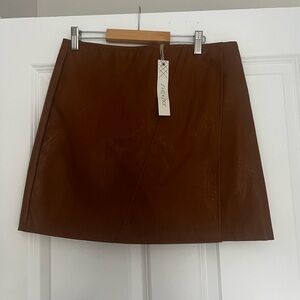 Leather Skirt- Tags attached